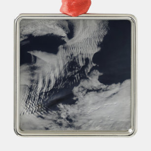 Scheepsgolfvormige wolken in de Zuid-Indische Oce Metalen Ornament