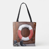 Scheepsgordel Tote Bag (Achterkant)