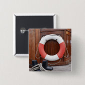 Scheepsgordel Vierkante Button 5,1 Cm (Voorkant /achterkant)