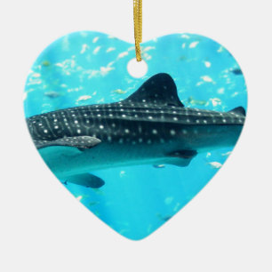 Scheepshaai zeewater Roze Blauwe Walvishaai Keramisch Ornament