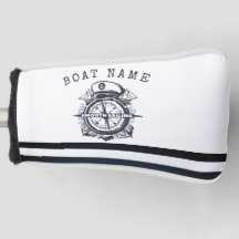 Scheepshoed, Anker, Stuurwiel Marineblauw Gestreep