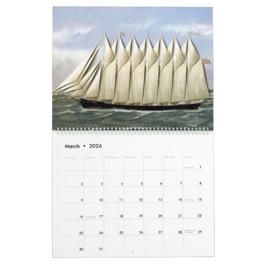 scheepskalender 2025 kalender (Mar 2026)