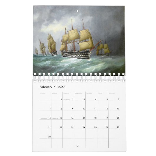  Scheepskalender Kalender (Feb 2027)