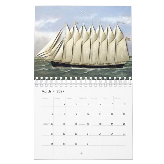  Scheepskalender Kalender (Mar 2027)