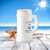 Scheepskapitein Aangepaste Bootnaam Haven Bierpul