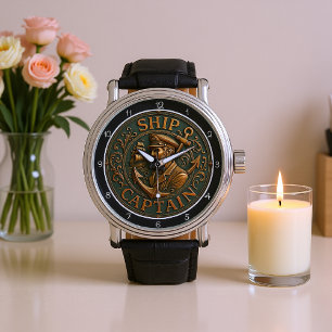 scheepskapitein nautisch anker horloge