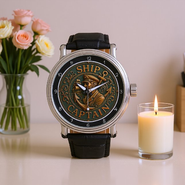 scheepskapitein nautisch anker horloge (Creator heeft geüpload)