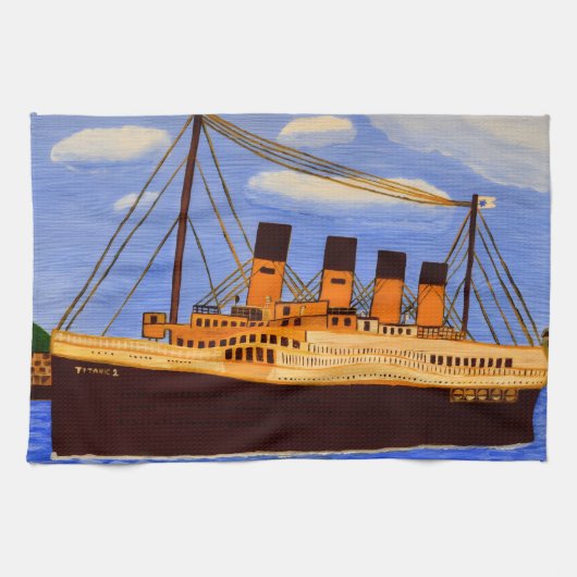 Scheepskeukenhanddoek Titanic Theedoek (Horizontaal)