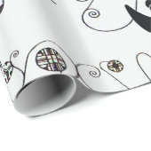 SCHEEPSKUNST ART DECO SCHOONHEID MODE MET ANKERS CADEAUPAPIER (Rol Hoek)