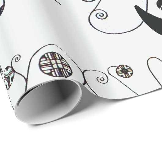 SCHEEPSKUNST ART DECO SCHOONHEID MODE MET ANKERS CADEAUPAPIER (Rol Hoek)