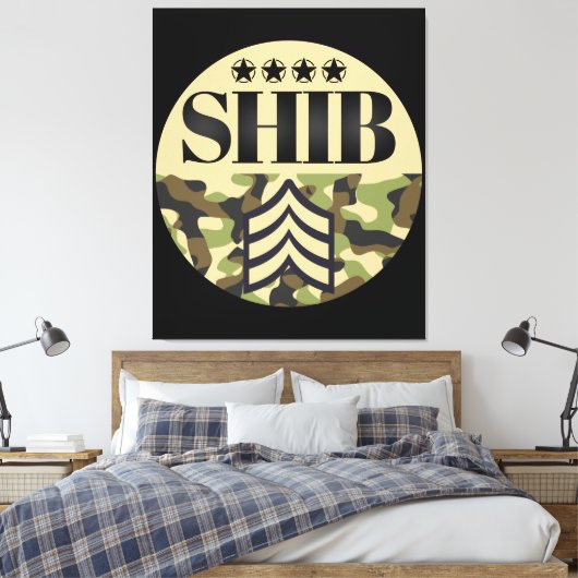 Scheepsleger - Algemene wandkunst Canvas Afdruk (Insitu (Slaapkamer))