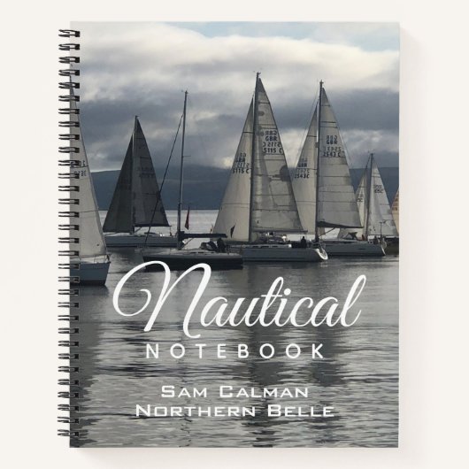 Scheepslogboek met naam van de eigenaar notitieboek (Voorkant)