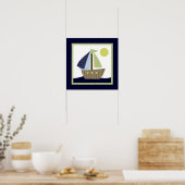 Scheepsmaten/Nautical/Whale 2 Wall Art Poster (Keuken)