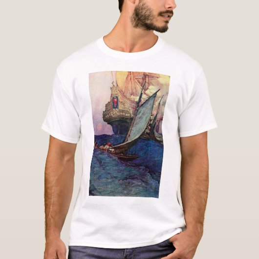 Scheepsnadering T-shirt (Voorkant)