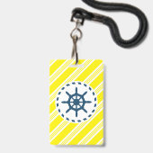 Scheepsontwerp Badge (Voorzijde met lanyard)