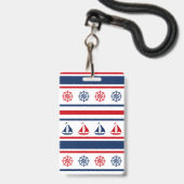 Scheepsontwerp Badge (Voorzijde met lanyard)