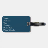 Scheepsontwerp Bagagelabel (Achterkant horizontaal)