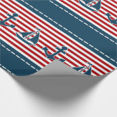 Scheepsontwerp Cadeaupapier (Hoek)