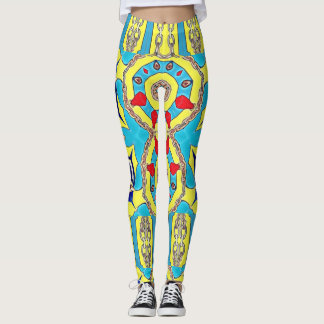 SCHEEPSONTWERP COLLAGE LEGGINGS