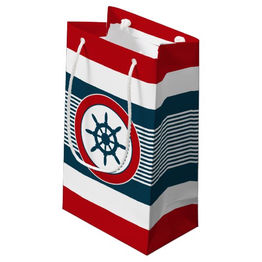Scheepsontwerp Klein Cadeauzakje (Achterkant Gekanteld)