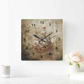  scheepsontwerp vierkante klok (Huis)