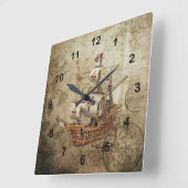  scheepsontwerp vierkante klok (Hoek)