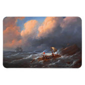 Scheepsoverlevenden op een as magneet (Horizontaal)