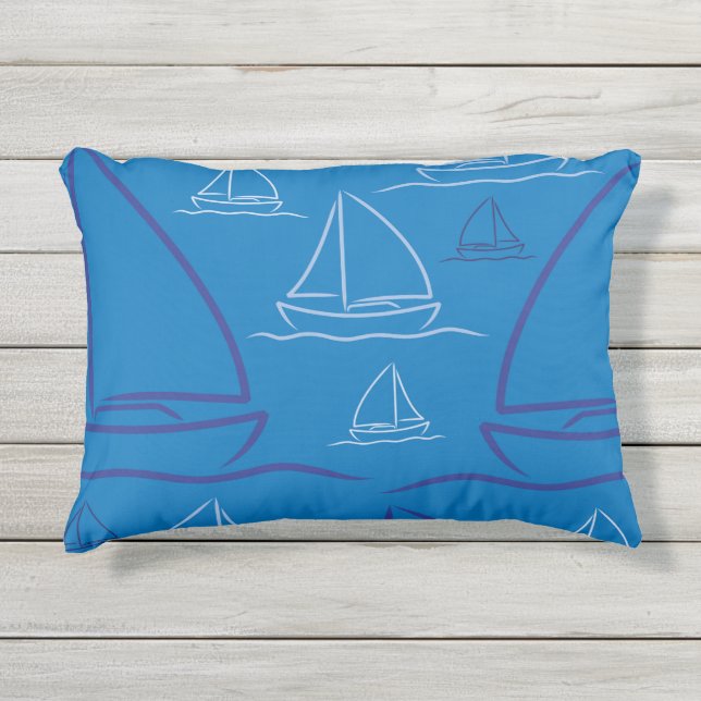 Scheepspatroon Buitenkussen (Voorkant)