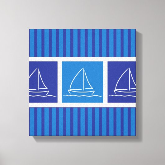 Scheepspatroon Canvas Afdruk (Voorkant)