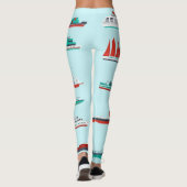 Scheepspatroon Leggings (Achterkant)