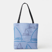 Scheepspatroon Tote Bag (Achterkant)