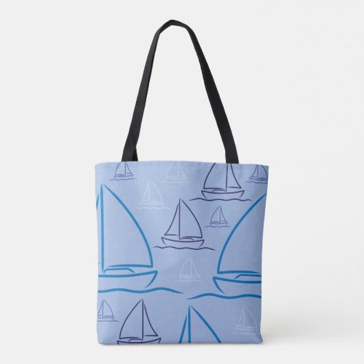 Scheepspatroon Tote Bag (Achterkant)