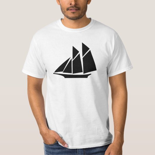 scheepspictogram t-shirt (Voorkant)
