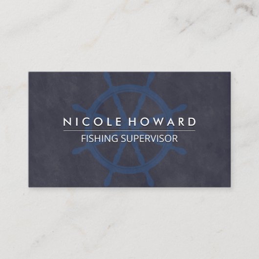 Scheepspictogram Visitekaartje (Voorkant)