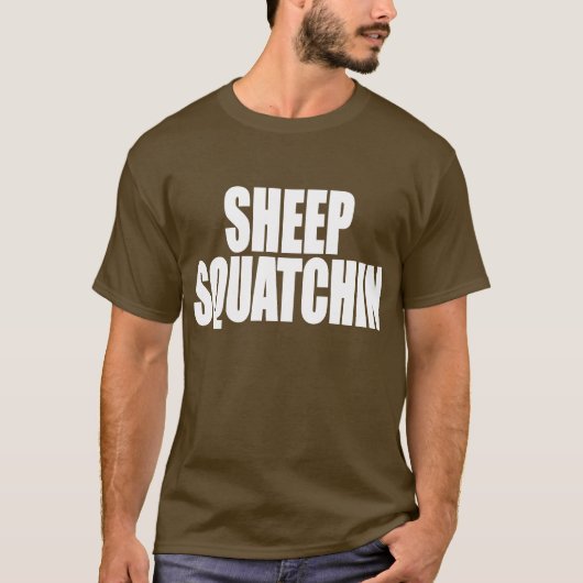 SCHEEPSQUATCHIN-MONsters & Mysteries SHEEPSQUATCH T-shirt (Voorkant)