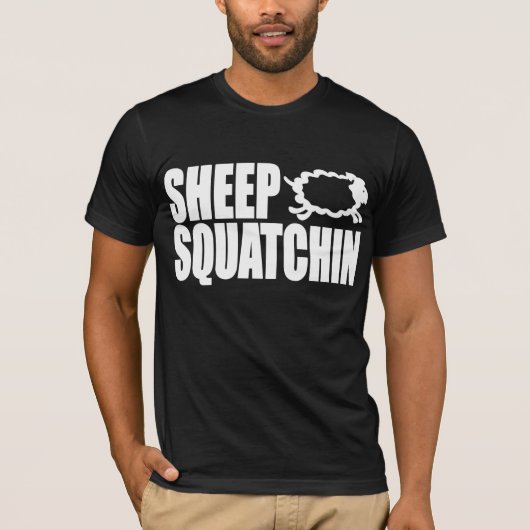 SCHEEPSQUATCHIN-MONsters & Mysteries SHEEPSQUATCH T-shirt (Voorkant)