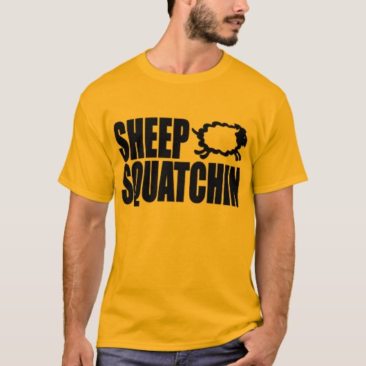 SCHEEPSQUATCHIN-MONsters & Mysteries SHEEPSQUATCH T-shirt (Voorkant)