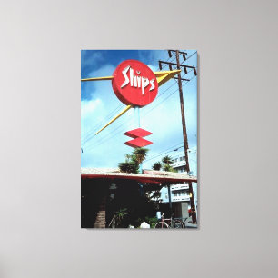 Scheepsregistratie Canvas Afdruk
