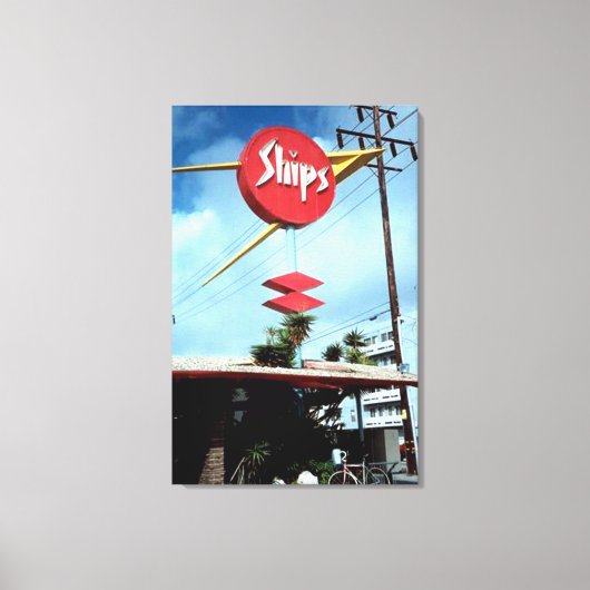 Scheepsregistratie Canvas Afdruk (Voorkant)