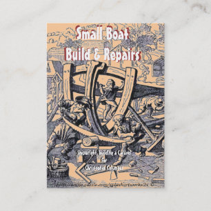 "Scheepsreparatie en reparatie van kleine vaartuig Visitekaartje