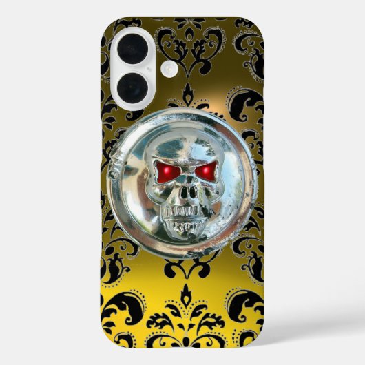 SCHEEPSRIDERS DAMASK GEM Yellow TOPAZ Case-Mate iPhone Case (Achterkant)