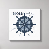 Scheepsroer Nautilisch Erfgoed Moeder en Familiena Canvas Afdruk (Voorkant)