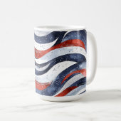 Scheepsrood Wit Blauw Koffiemok (Voorkant rechts)