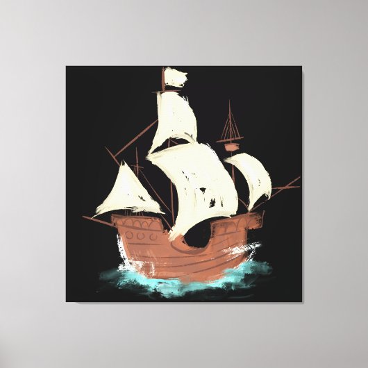 scheepsschilderij canvas afdruk (Voorkant)
