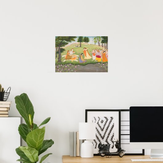 Scheepsschilderingen en miniatuurschilderingen poster (Thuiskantoor)