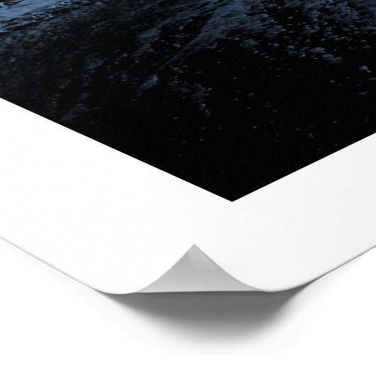 Scheepsserie Ghost: volle maan stijgend Poster (Hoek)