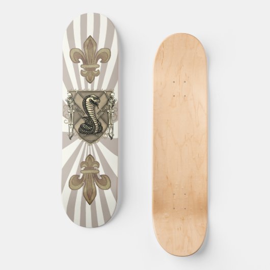 Scheepsskateboard van het Skeleton Cobra Persoonlijk Skateboard (Voorkant)