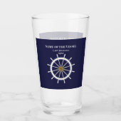 Scheepsslagschip Boat Tumblers Beer Soda Glass (Voorkant)