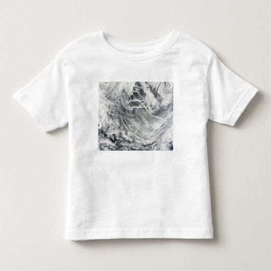 Scheepssporen in de Stille Oceaan Kinder Shirts (Voorkant)