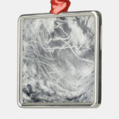 Scheepssporen in de Stille Oceaan Metalen Ornament (Links)